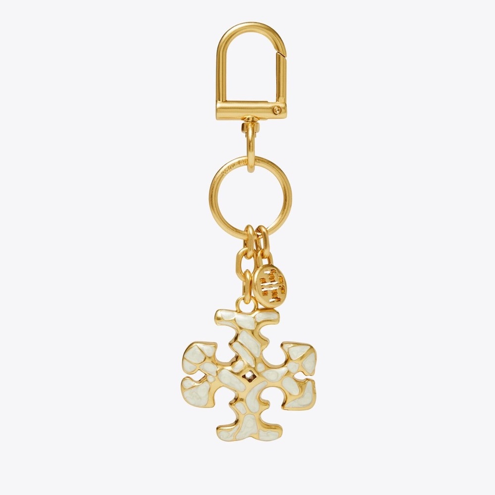 NWT TORY BURCH KIRA MOSIAC BAG CHARM/KEY CHAIN INCLUDES DUST BAG
